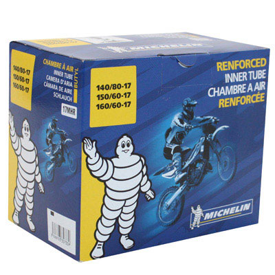 CHAMBRE A AIR 17'' 140-80-17 A 160-60-17 MICHELIN 17MHR VALVE TR4