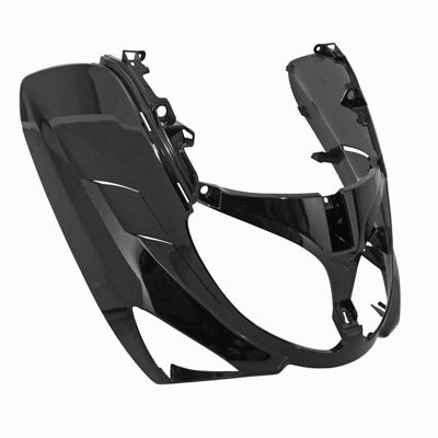 MAXISCOOTER ADAPTABLE FRONT FAIRING-APRON YAMAHA 500 TMAX 2001+2007 GLOSS BLACK (LOWER PART) -P2R-