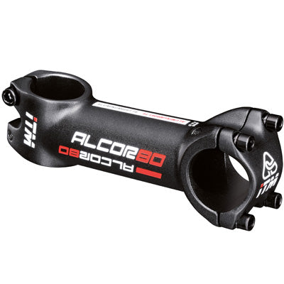 ITM ALCOR ZWART OMKEERBARE WEG-MTB STEM 31,8 HOEK 10° L 90 mm 164 g