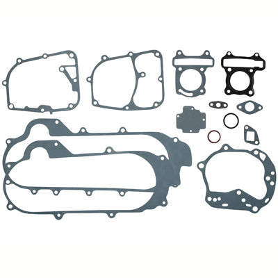 JOINT MOTEUR SCOOT ADAPTABLE SCOOT 50 CHINOIS 4T 10+12 POUCES GY6, 139QMB-PEUGEOT 50 KISBEE 4T, V-CLIC 4T-BAOTIAN 50 BT49QT 4T-NORAUTO 50 RAZZO 4T (POCHETTE COMPLETE)  -P2R-