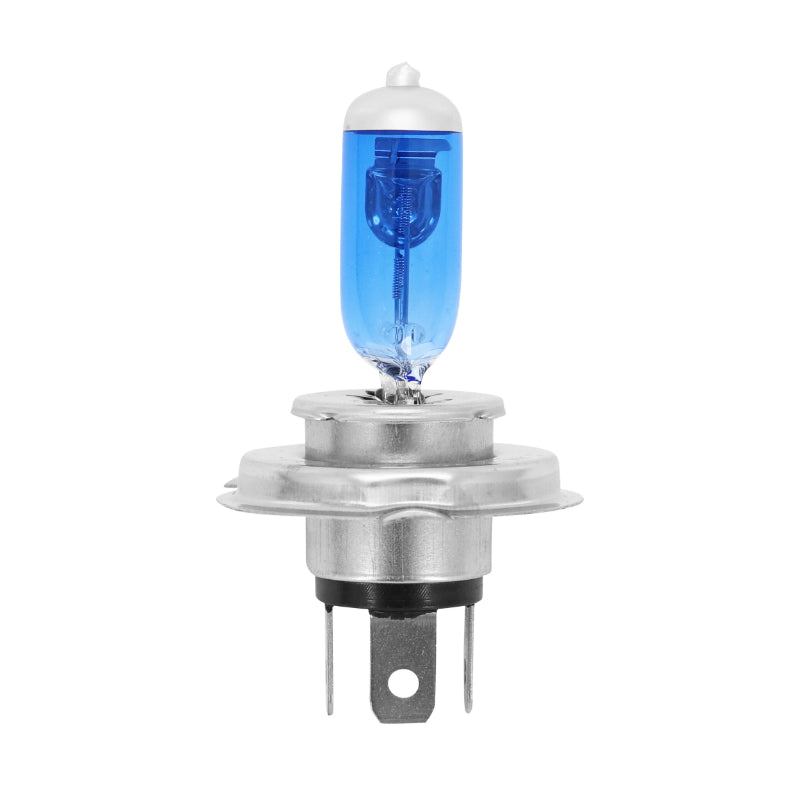 HALOGEN LAMP BULB H4 12V 60-55W PERFORMANCE P43t BASE BLUE (SUPER WHITE LIGHTING) (PROJECTOR) (SOLD INDIVIDUALLY) -P2R-**