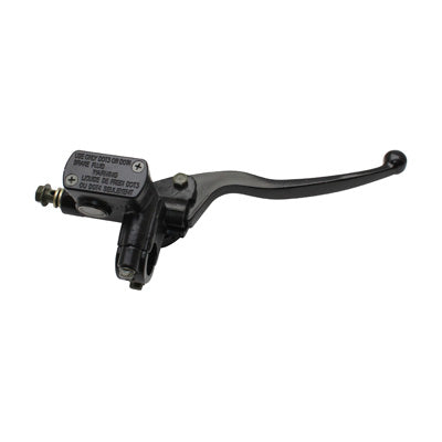 UNIVERSAL FRONT RIGHT BLACK BRAKE MASTER CYLINDER WITH STOP SWITCH (SCREW DIAM 10mm) -P2R-