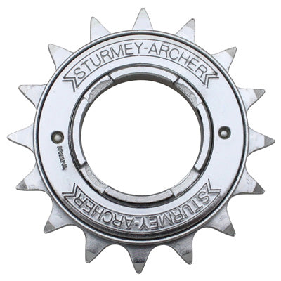 ROUE LIBRE  1V. SUNRACE - STURMEY ARCHER 16D. ARGENT CHAINE 3.30 - 1-2"x1-8" (EN BOITE)