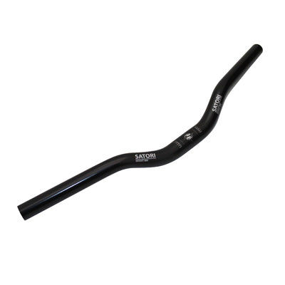 CITY SINGLE SPEED HANGER - FIXIE ALU ZWART 25.4 L480 - RISE 25mm