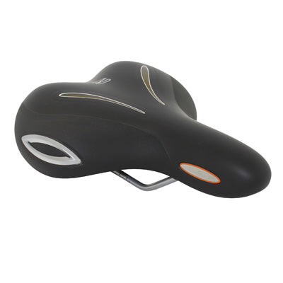 SELLE ROYAL LOOKIN TREKKING MODERATE VISIBLE GEL WITH SIDE PROTECTION AND BLACK ELASTOMER 269x198mm 620g