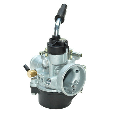 DELLORTO PHVA 17.5 ED CARBURETOR (TYPHOON) (FLEXIBLE MOUNTING, WITH LUBRICATION, FOR AUTO STARTER, WITH ANGLED CABLE OUTPUT) (REF 1012)