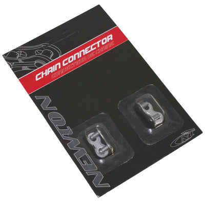 CONNECTEUR DE CHAINE VELO  1-3V. NEWTON ANTI-ROUILLE COMPATIBLE SRAM  (ATTACHE RAPIDE) (BLISTER DE 2 PIECES)