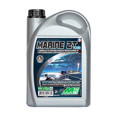 HUILE MOTEUR 2 TEMPS MINERVA MARINE TCW3 (2L) (100% FRANCE)