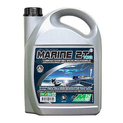 HUILE MOTEUR 2 TEMPS MINERVA MARINE TCW3 (5L) (100% FRANCE)