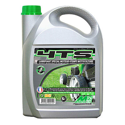 MINERVA MOTOCULTURE 4TS 10W30 4-STROKE ENGINE OIL (5L) (100% FRANCE)