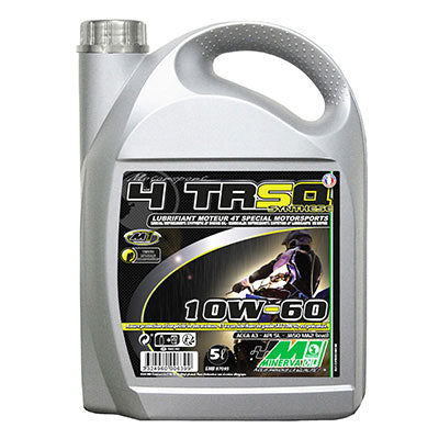 MINERVA QUAD 4TRSQ SYNTHETIC 10W60 4-STROKE ENGINE OIL (5L) (100% MADE IN FRANCE)