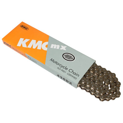 CHAINE MOTO OFF ROAD 420 KMC 420DX RENFORCE 134 MAILLONS  (50 cc A 125)