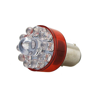 LED BULB 12V 21-5W BAY15d RED BASE (LIGHT+STOP) (SOLD INDIVIDUALLY) -REPLAY-