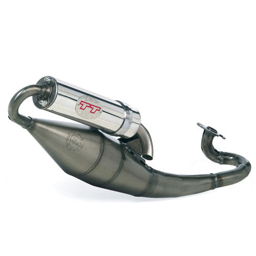 POT SCOOT LEOVINCE TT POLI POUR PIAGGIO 50 ZIP 2T 2009+, TYPHOON 2012+-APRILIA 50 SR MOTARD 2012+ (REF 4065)