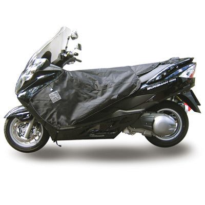 TABLIER COUVRE JAMBE TUCANO POUR SUZUKI 400 BURGMAN 2007+ (R159-X) (TERMOSCUD) (SYSTEME ANTI-FLOTTEMENT SGAS)