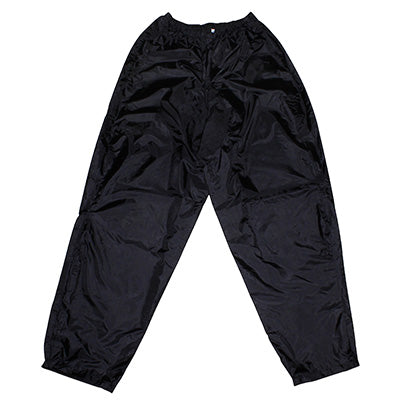 PANTALON DE PLUIE ADX ECO NOIR   S  (PRESSIONS ET ELASTIQUE D'AJUSTEMENT + SAC DE TRANSPORT)