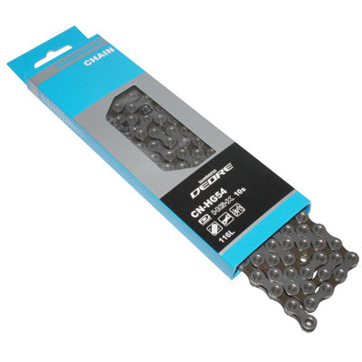 10-SPEED BICYCLE CHAIN. SHIMANO DEORE HG54 MTB 116 LINKS