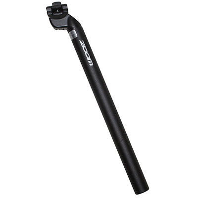 ZOOM ALU BLACK MTB SEAT POST DIAM. 27.2 L350mm (SPECIAL SERIES STAINLESS STEEL SCREWS)