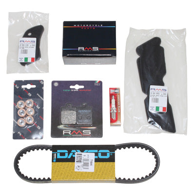 KIT ENTRETIEN SCOOT ADAPTABLE PIAGGIO 50 ZIP 2T 2008+  -RMS-