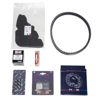 KIT ENTRETIEN MAXISCOOTER ADAPTABLE PIAGGIO 125 LIBERTY 4T LA POSTE 2005+2011  -RMS-