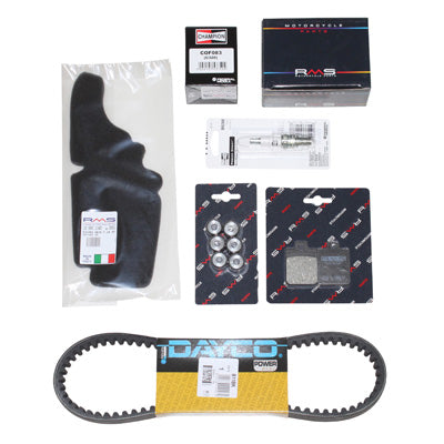 KIT ENTRETIEN MAXISCOOTER ADAPTABLE PIAGGIO 125 VESPA LX 2005+  -RMS-