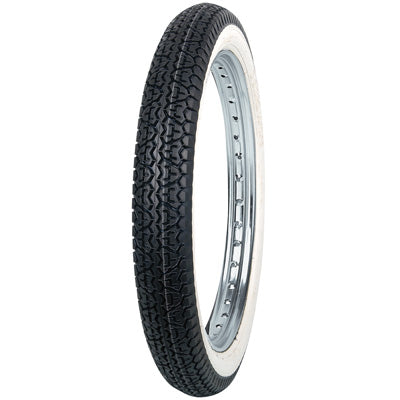 PNEU CYCLO 17''  2.75-17 (2 3-4-17) MITAS B7 FLANCS BLANCS TL-TT 47J REINF