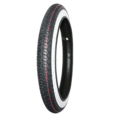 PNEU CYCLO 16''  2.25-16 (2 1-4-16) MITAS B8 FLANCS BLANCS TT 38J REINF