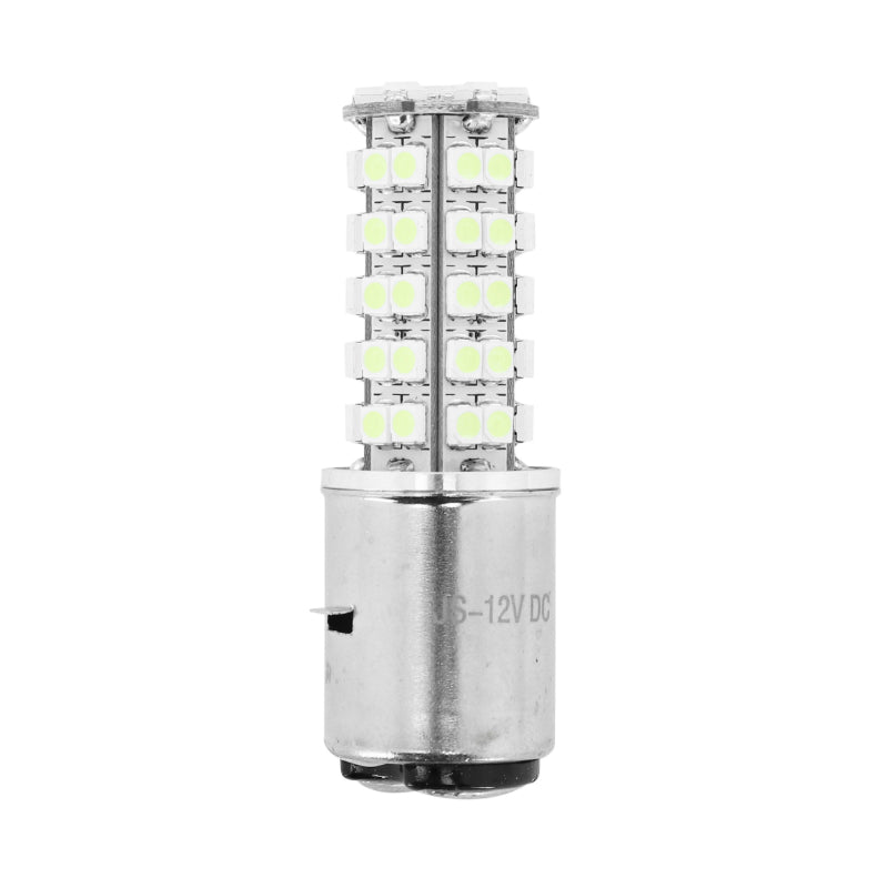 AMPOULE-LAMPE A LED 12V  5W CULOT BA20d 100 LUMENS ECLAIRAGE BLANC SMD (PROJECTEUR UNIQUEMENT) (VENDU A L'UNITE)  -P2R-