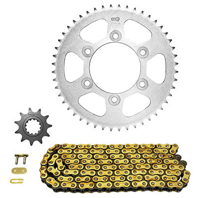 KIT CHAINE ADAPTABLE RIEJU 50 RR SM SPIKE 2003+2004  420  11x48  (DIAM COURONNE 80-100-8.5)  (DEMULTIPLICATION ORIGINE)  -AFAM-