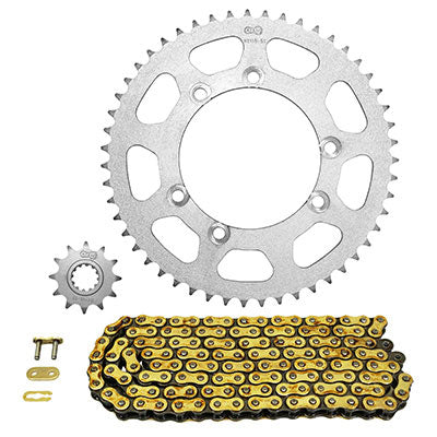 KIT CHAINE ADAPTABLE BETA 50 RR ENDURO 2002+2005  420  12x51  (DIAM COURONNE 100-115-8.25)  (DEMULTIPLICATION ORIGINE)  -AFAM-