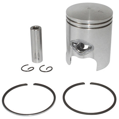 PISTON SCOOT ADAPTABLE MBK 50 BOOSTER 1990+1998, STUNT-YAMAHA 50 BWS 1990+1998, SLIDER (CALOTTE BOMBEE - DIAM 40 - 2 SEGMENTS 1,2mm)  -P2R QUALITE PREMIUM-