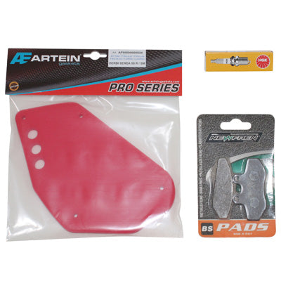 KIT ENTRETIEN 50 A BOITE ADAPTABLE DERBI 50 SENDA DRD 2003+  -SELECTION P2R-