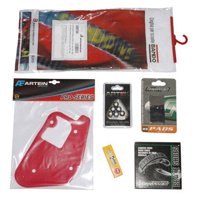 ADAPTABLE SCOOT MAINTENANCE KIT MBK 50 BOOSTER 2004+-YAMAHA 50 BWS 2004+ (PACK 6 PIECES) -P2R SELECTION-