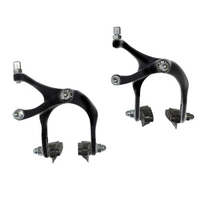 BLACK ROAD-FIXIE BRAKE CALIPER FOR 700 WHEEL (PAIR) HEIGHT 45-59mm