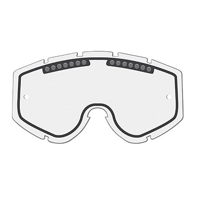 ECRAN MASQUE-LUNETTES CROSS PROGRIP POUR MODELE 3200-3201-3204-3301-3450 TRANSPARENT LIGHT SENSITIVE DOUBLE ECRANS - ANTI-BUEE-ANTI-RAYURES-ANTI-U.V.