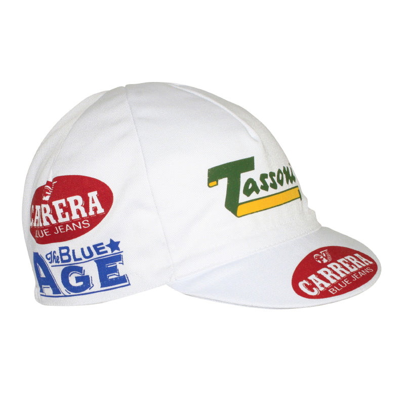 VINTAGE CARRERA WHITE TEAM CYCLING CAP