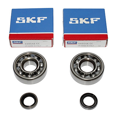 KRUKKOPLAGER + CYCLO P2R AFDICHTING AANPASBAAR MBK 51, 41, 40, 88, CLUB (SKF 6302 QR STAAL KIT)