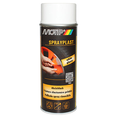 MOTIP SPRAYPLAST BRILLANT WHITE SPRAY PAINT AEROSOL 400 ml (396533)