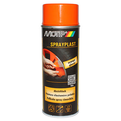 MOTIP SPRAYPLAST BRILLANT ORANGE SPRAY PAINT AEROSOL 400 ml (396564)