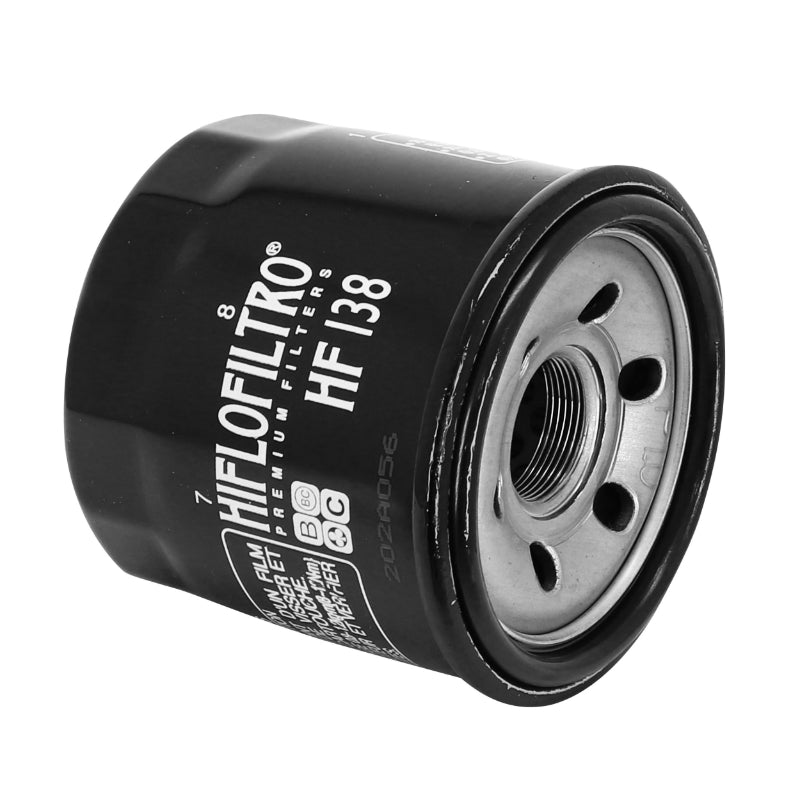 ADAPTABLE MOTORCYCLE OIL FILTER SUZUKI 650 BANDIT, SV, 750 GSX-R, 1000 GSX R, 1300 HAYABUSA, 1500 INTRUDER - APRILIA 1000 RSV4 2009+ (68x65mm) -HIFLOFILTRO HF138-