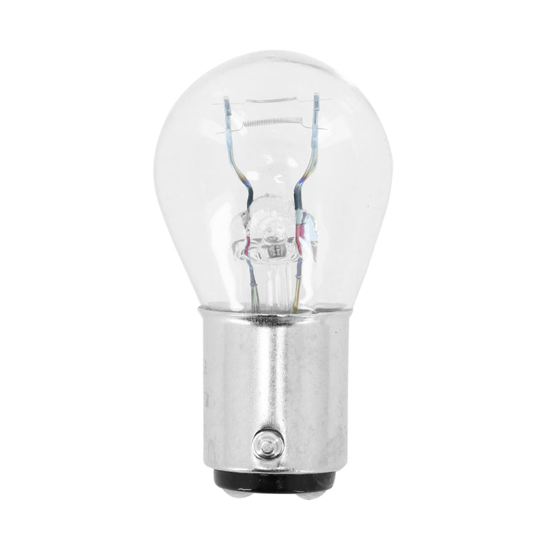 STANDAARD LAMP 12V 21-5W BAY15d BEHUIZING STANDAARD P21-5W WIT (POSITIE LICHT + STOP) (AFZONDERLIJK VERKOCHT) -FLOSSER-