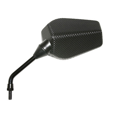 SCOOT VICMA RALLY D 8 CARBON LEFT REARVIEW MIRROR + ADAPTER (EC APPROVED)