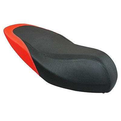 SELLE ORIGINE PIAGGIO APRILIA 50 SR MOTARD 2011+ NOIRE ET ROUGE  -675331-