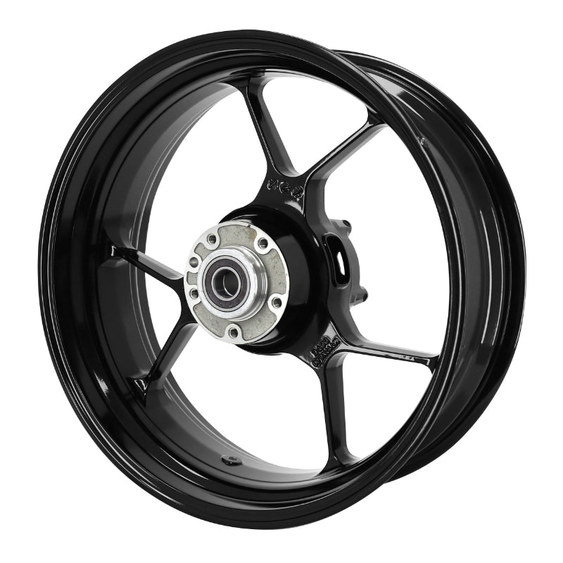 REAR WHEEL RIM 6.0X17 BLACK ORIGINAL APRILIA 900 DORSODURO, SHIVER 2017+-1100 RSV4 2021+ -896756-