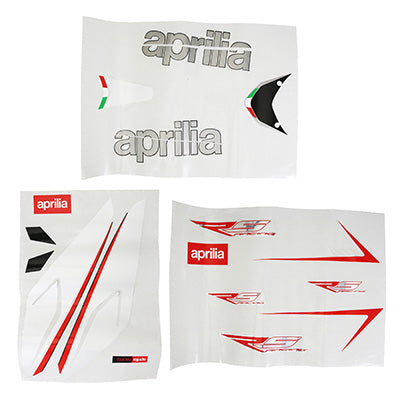 STICKER-STICKER-DECOR KIT ORIGINEEL PIAGGIO APRILIA 50 RS 2006+2010 -896827-