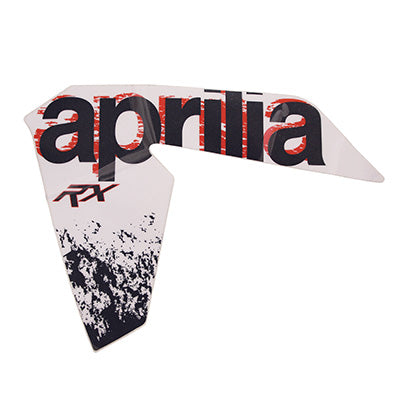 AUTOCOLLANT-STICKER-DECOR RESERVOIR GAUCHE ORIGINE PIAGGIO APRILIA 50 RX, SX 2011+  -899386-