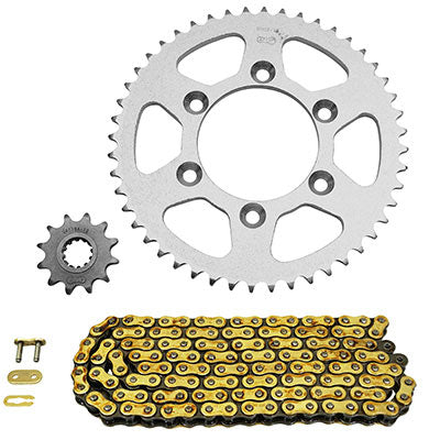 KIT CHAINE ADAPTABLE RIEJU 50 RR SM SPIKE 1999+2002, RJ SM 1999+2002  420  12x48  (DIAM COURONNE 80-100-8.5)  (DEMULTIPLICATION ORIGINE)  -AFAM-