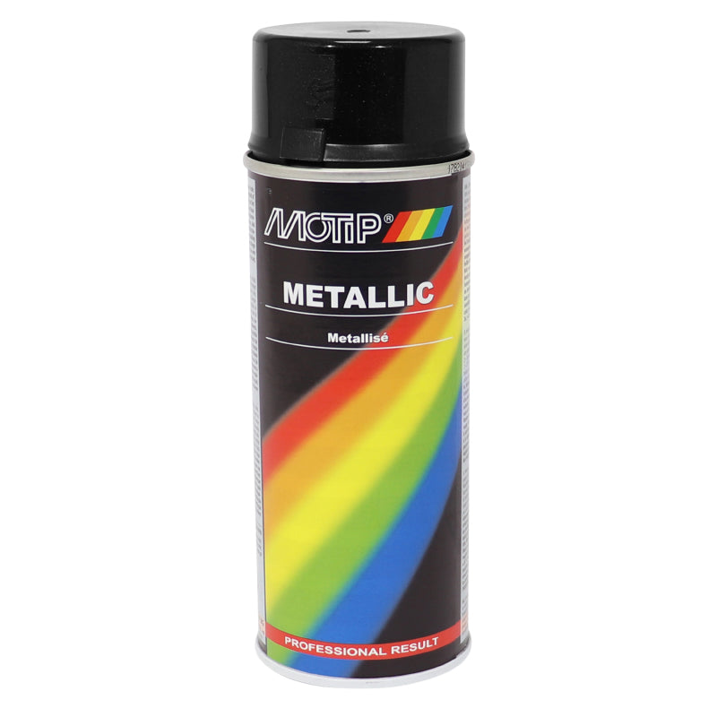 MOTIP PRO METAL BLACK SPRAY PAINT 400ml (04049)