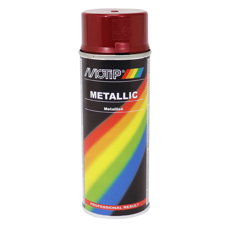 MOTIP PRO METAL RED SPRAY PAINT 400ml (04045)