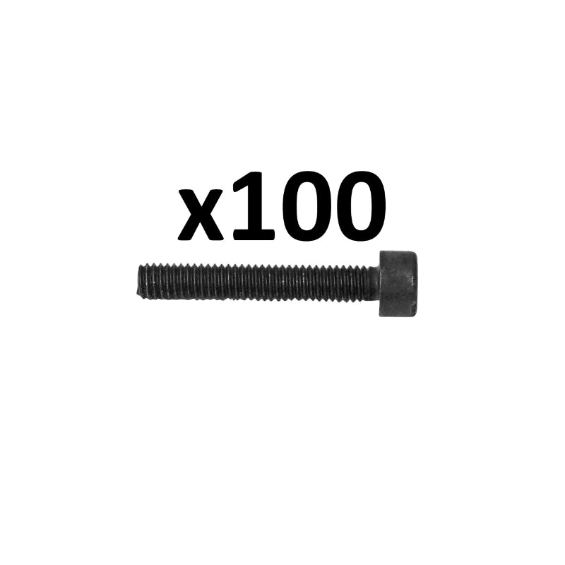 6-SIDED SOCKET HEAD SCREWS DIAM M4 x 25 mm (BOX OF 100 PIECES) (690003) -ALGI-